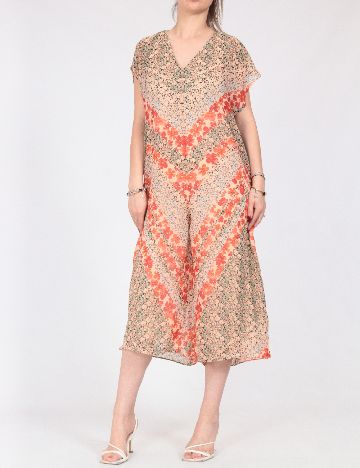 Salopeta Zara, floral print