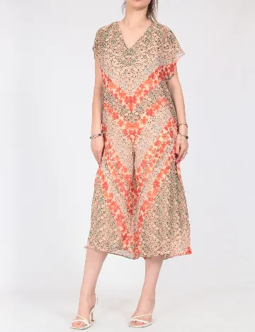 Salopeta Zara, floral print