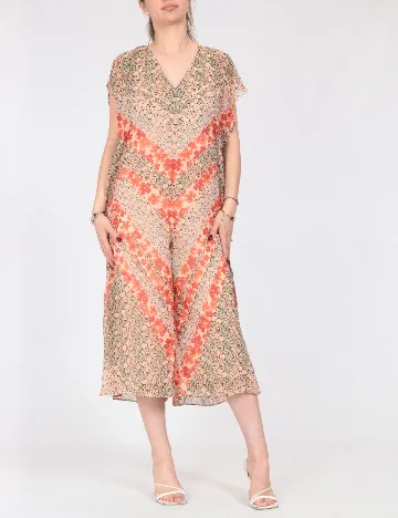 Salopeta Zara, floral print