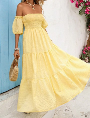 Rochie lunga SHEIN, galben