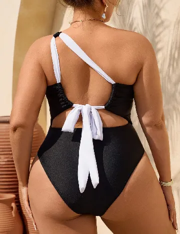 Costum de baie SHEIN CURVE, negru
