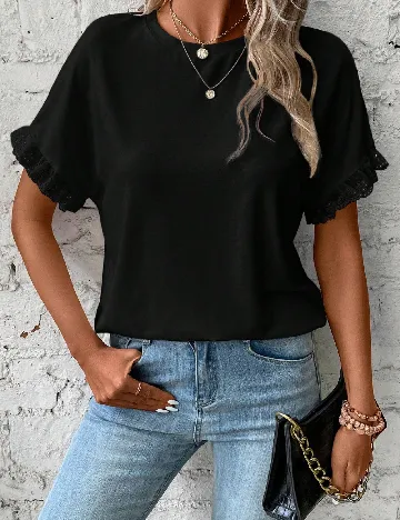 Tricou Emery Rose, negru