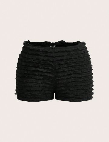 Pantaloni scurti SHEIN CURVE, negru