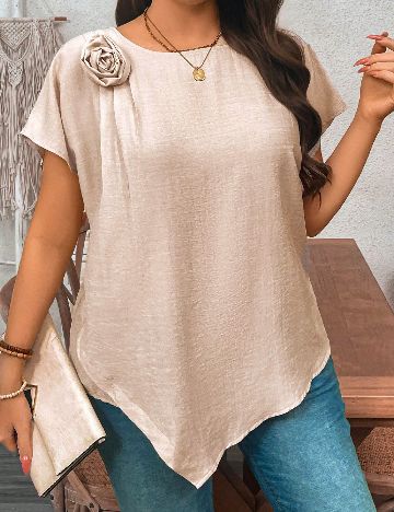 Bluza SHEIN CURVE, crem