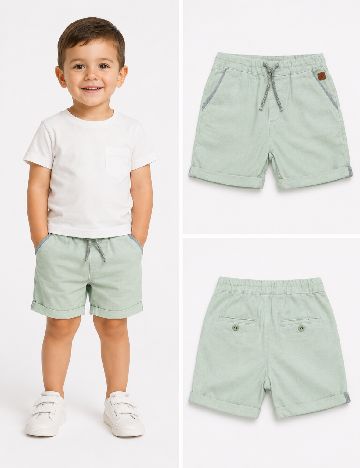 Pantaloni scurti Zara, verde