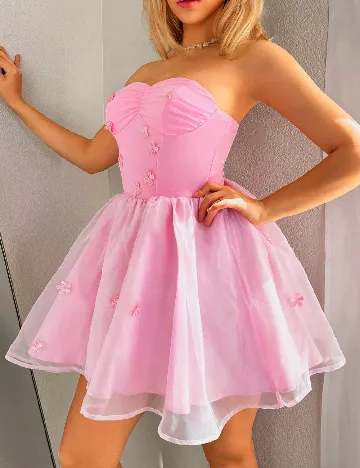 Rochie scurta SHEIN, roz