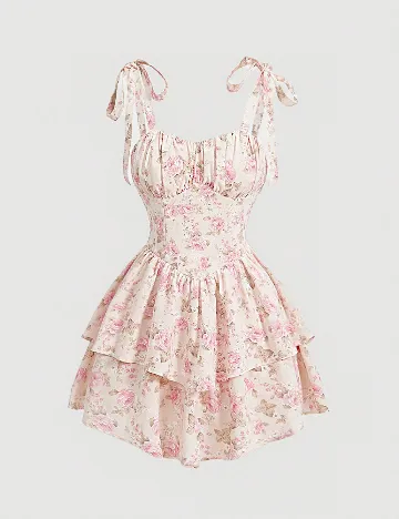 Rochie scurta SHEIN, floral