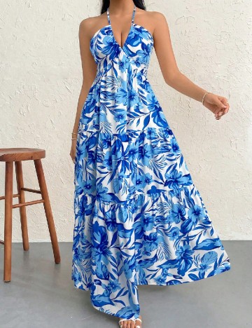 Rochie lunga SHEIN, albastru