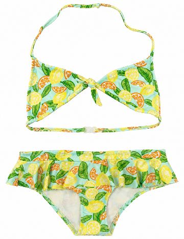 Costum de baie Zara, mix culori