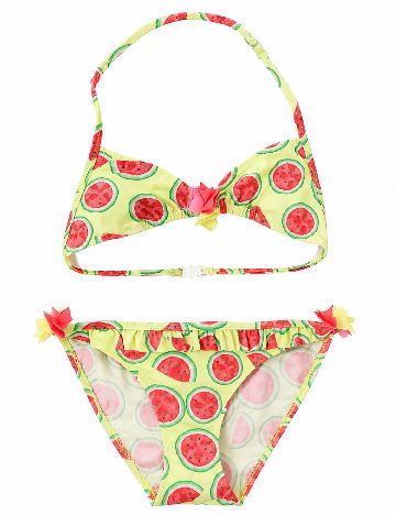 Costum de baie Zara, mix culori
