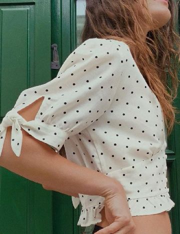 Top Zara, alb