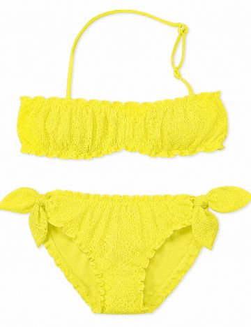 Costum de baie Zara, galben