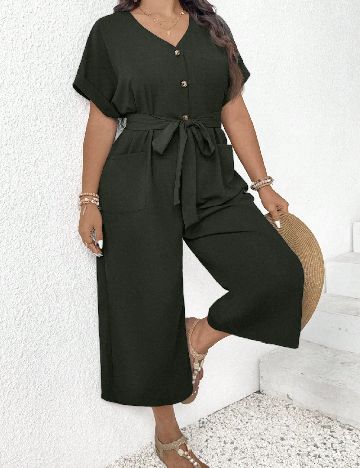 Salopeta SHEIN CURVE, verde