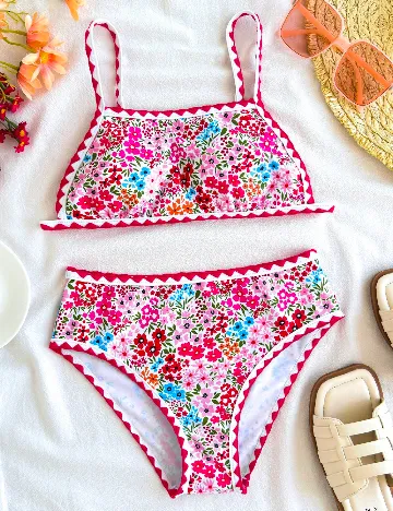 Costum de baie SHEIN CURVE, mix culori