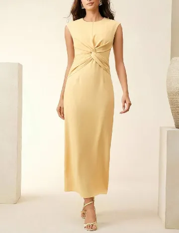 Rochie lunga Anewsta, galben