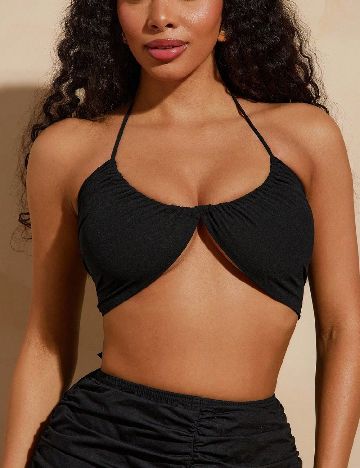 Sutien de baie SHEIN, negru