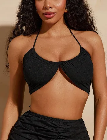 Sutien de baie SHEIN, negru