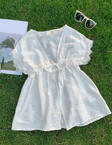 Bluza Shein Kids, alb