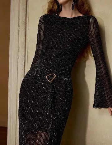 Rochie lunga MOTF, negru