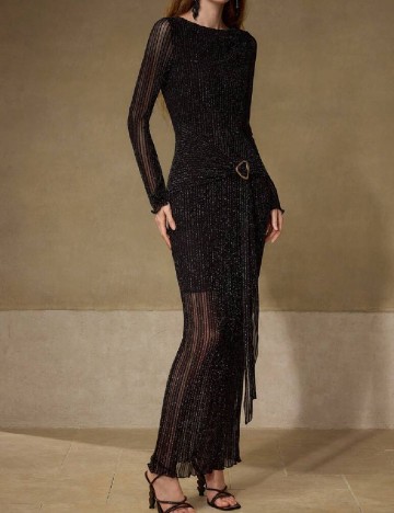 Rochie lunga MOTF, negru
