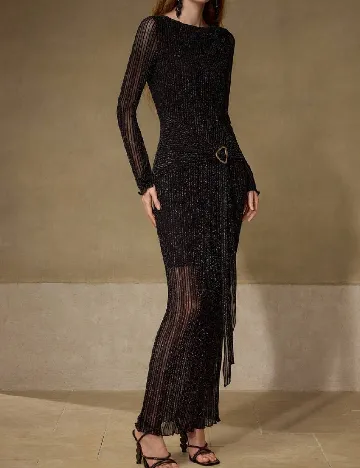 Rochie lunga MOTF, negru