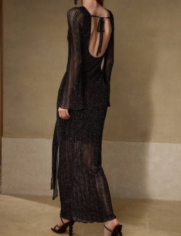 Rochie lunga MOTF, negru