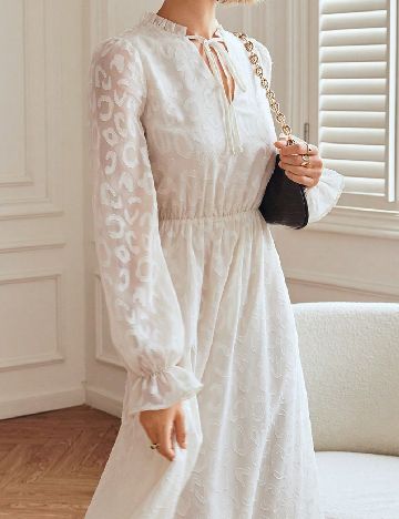 Rochie medie SHEIN, crem