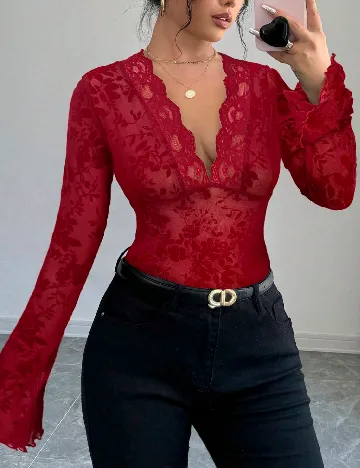 Bluza SHEIN, rosu