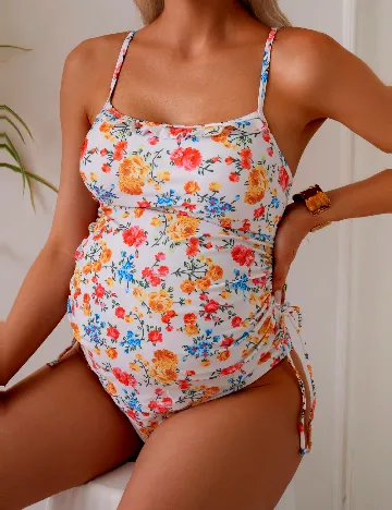 Costum de baie SHEIN Maternity, floral