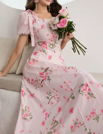 Rochie lunga SHEIN, roz
