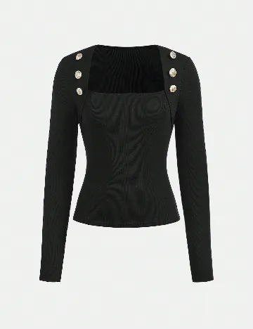 Bluza Shein Kids, negru