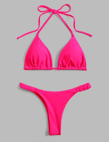 Costum de baie SHEIN, roz