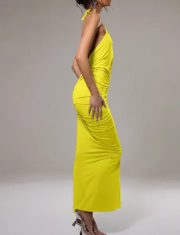 Rochie lunga Musera, galben