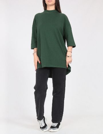 Tricou Oversize Zara, verde