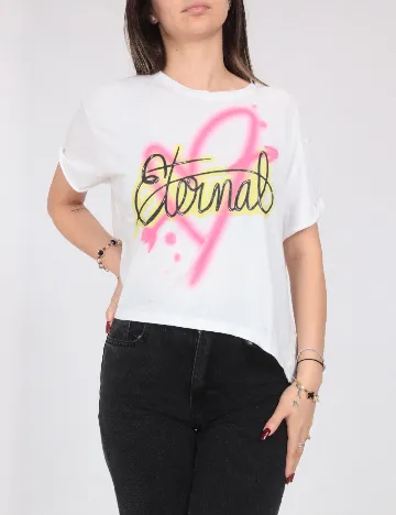 Tricou Bershka, alb
