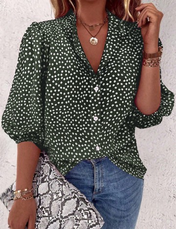 Bluza SHEIN, verde