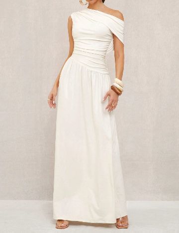 Rochie lunga SHEIN, ecru