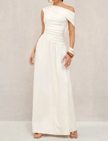 Rochie lunga SHEIN, ecru