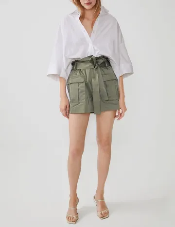 Pantaloni scurti Zara, verde