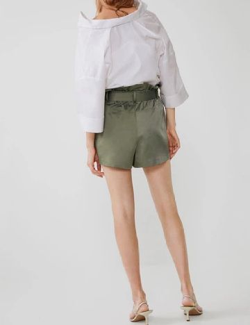 Pantaloni scurti Zara, verde