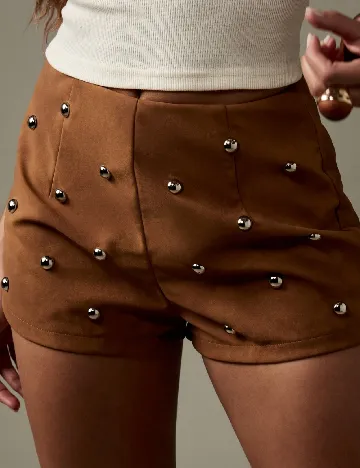 Pantaloni scurti Missguided, maro