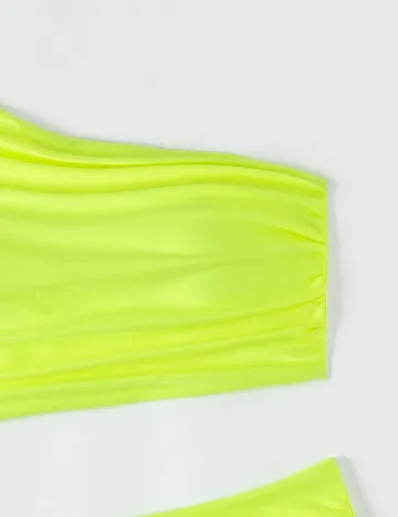 Costum de baie SHEIN, verde neon