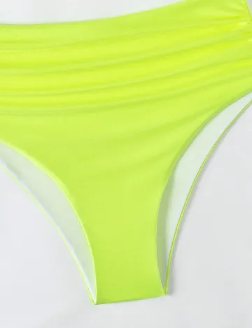 Costum de baie SHEIN, verde neon