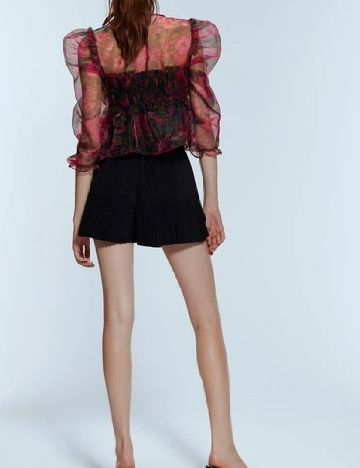Pantaloni scurti Zara, negru