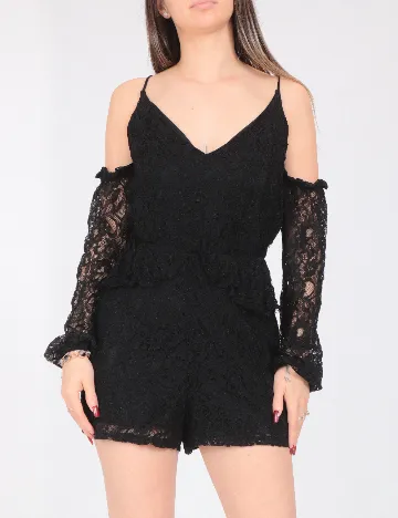 Salopeta Bershka, negru