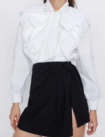 Pantaloni scurti Zara, negru