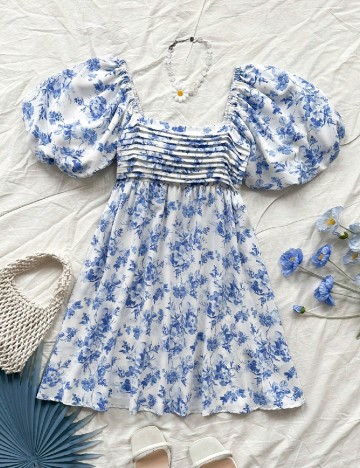 Rochie scurta SHEIN, albastru