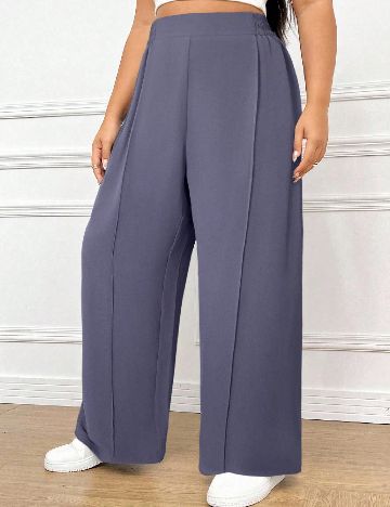 Pantaloni SHEIN CURVE, albastru