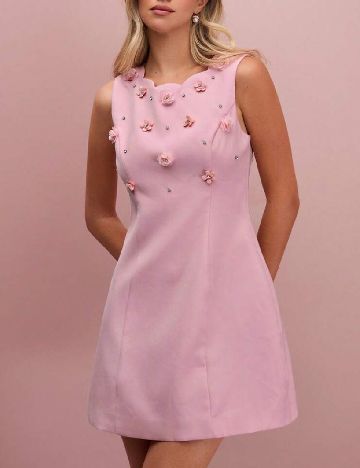 Rochie scurta SHEIN, roz