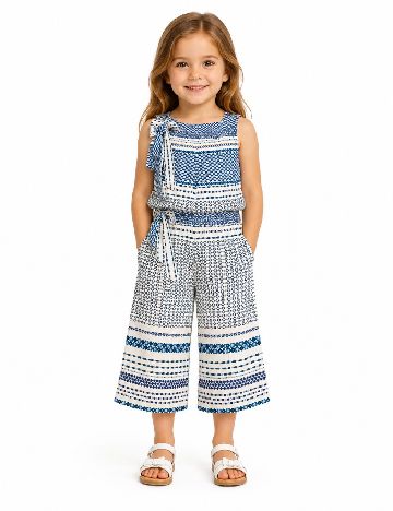 Pantaloni Zara, albastru/alb